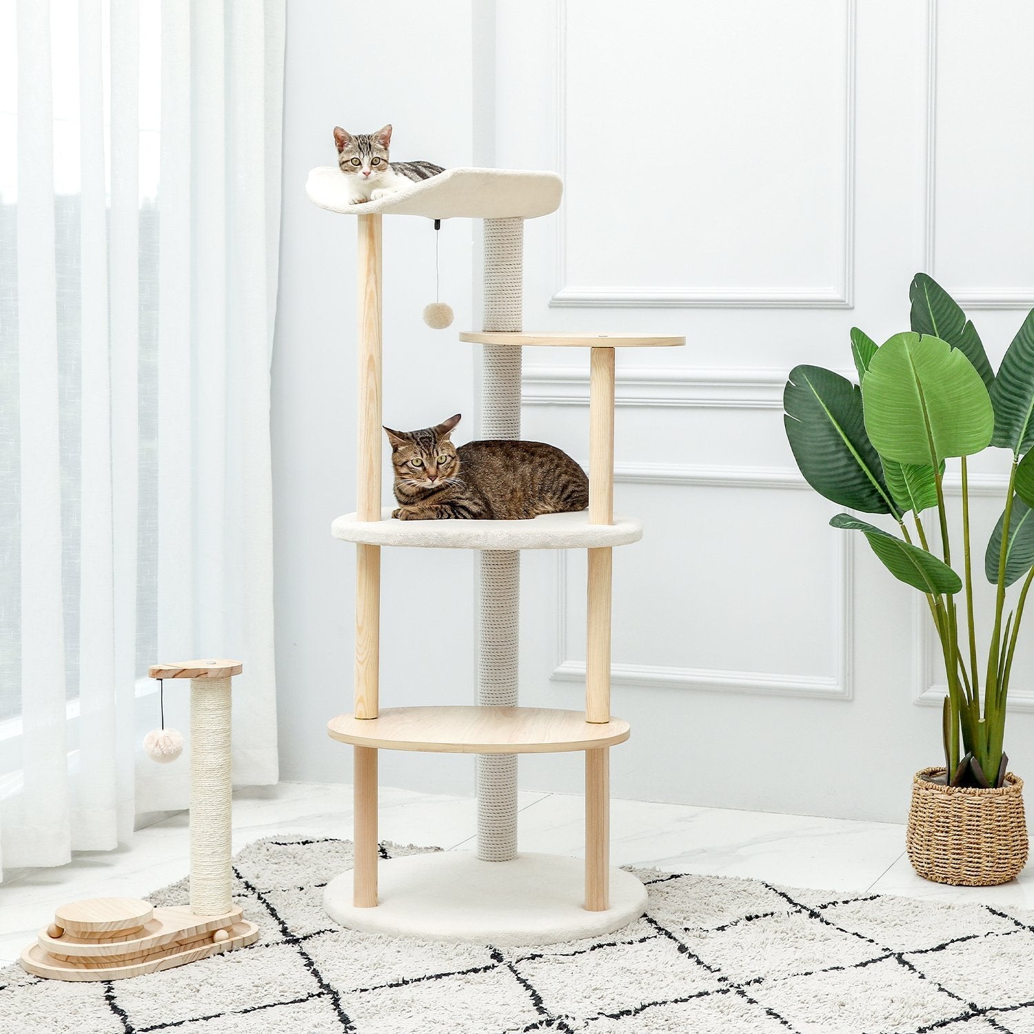 PAWZ Road Wooden Multi-level Cat Tower (Canada) - PAWZ Road